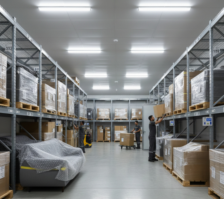 تخزين العفش في مستودعات الكويت