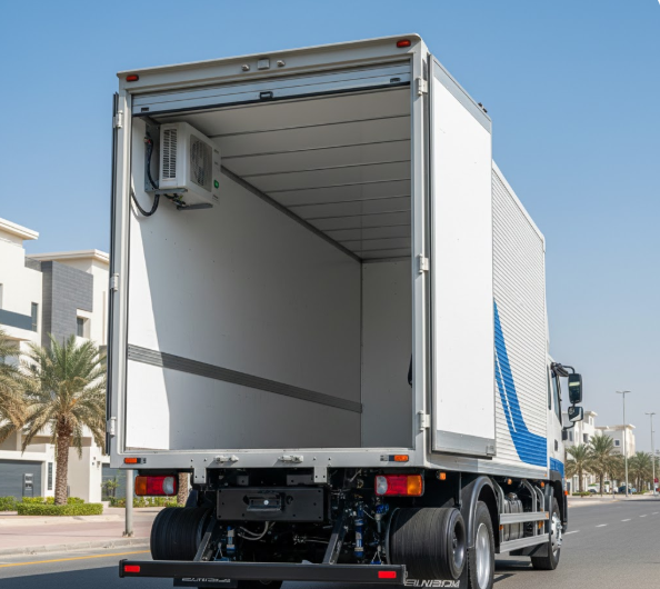 شاحنات معزولة لنقل اثاث بالكويت من شركة نقل عفش بالكويت