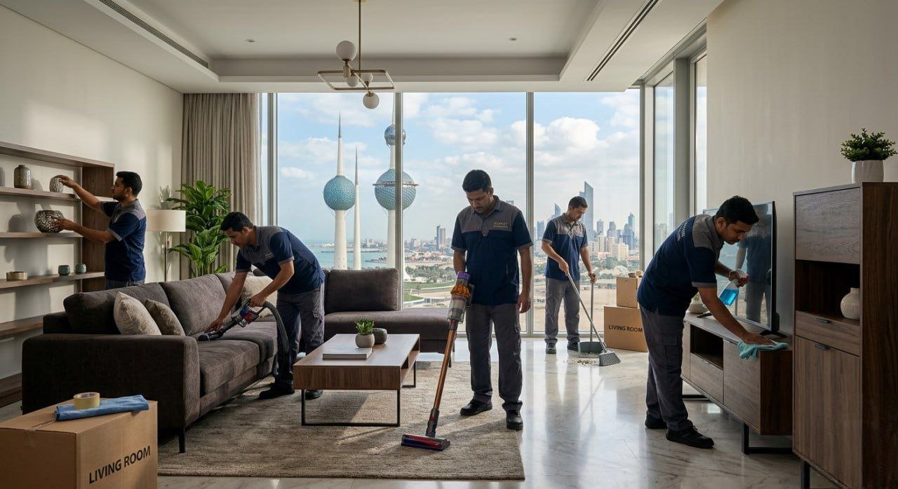 تنظيف بعد النقل - خدمات نقل العفش