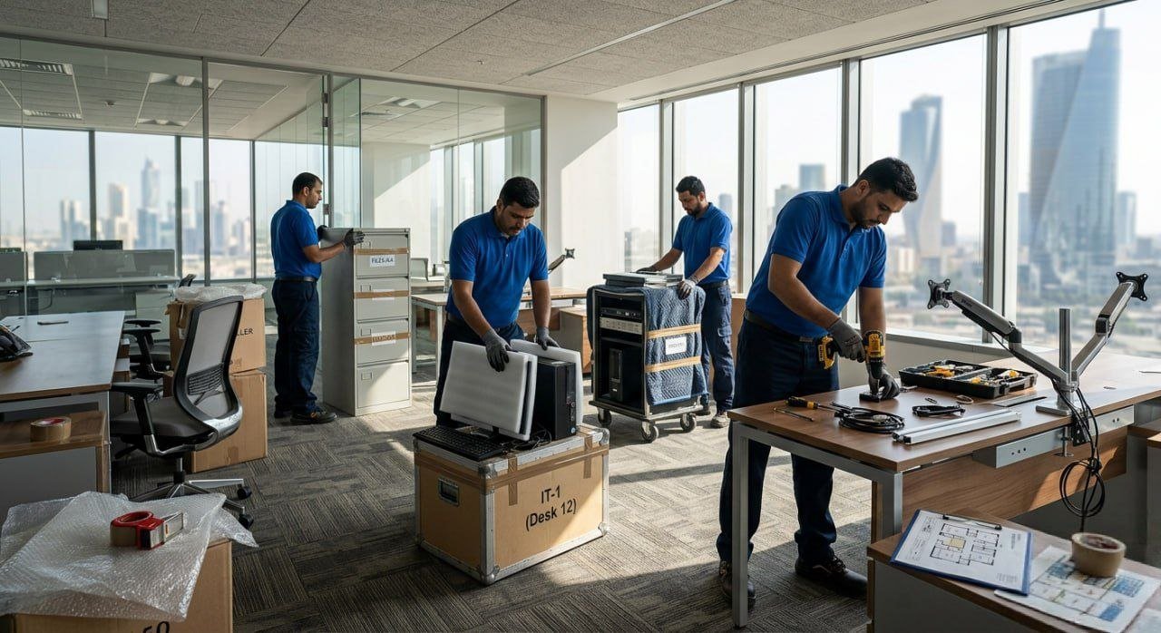 نقل مكاتب وشركات - نقل اثاث الكويت